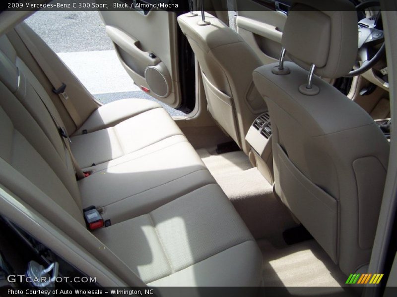 Black / Almond/Mocha 2009 Mercedes-Benz C 300 Sport