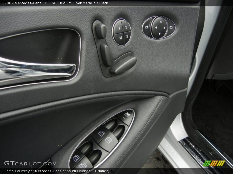 Iridium Silver Metallic / Black 2009 Mercedes-Benz CLS 550