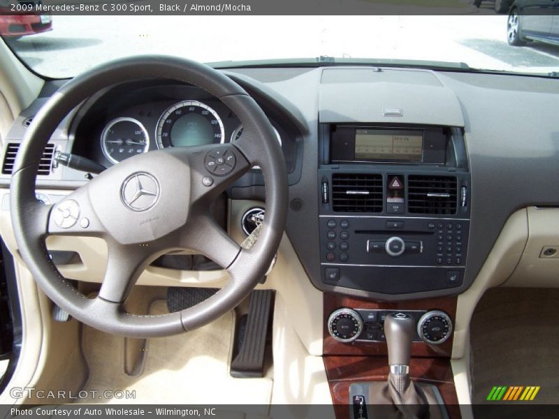 Black / Almond/Mocha 2009 Mercedes-Benz C 300 Sport