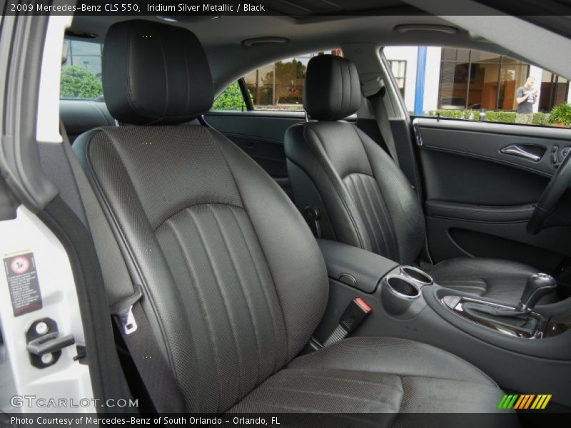 Iridium Silver Metallic / Black 2009 Mercedes-Benz CLS 550