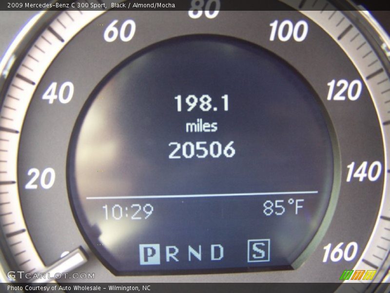 Black / Almond/Mocha 2009 Mercedes-Benz C 300 Sport