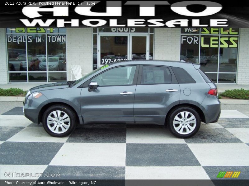 Polished Metal Metallic / Taupe 2012 Acura RDX