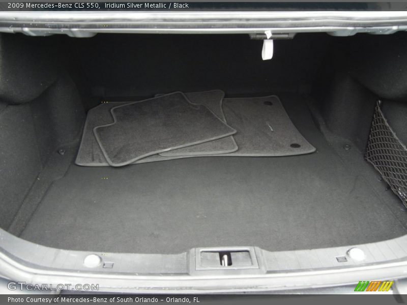 Iridium Silver Metallic / Black 2009 Mercedes-Benz CLS 550