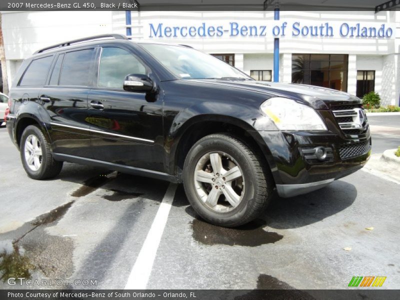 Black / Black 2007 Mercedes-Benz GL 450