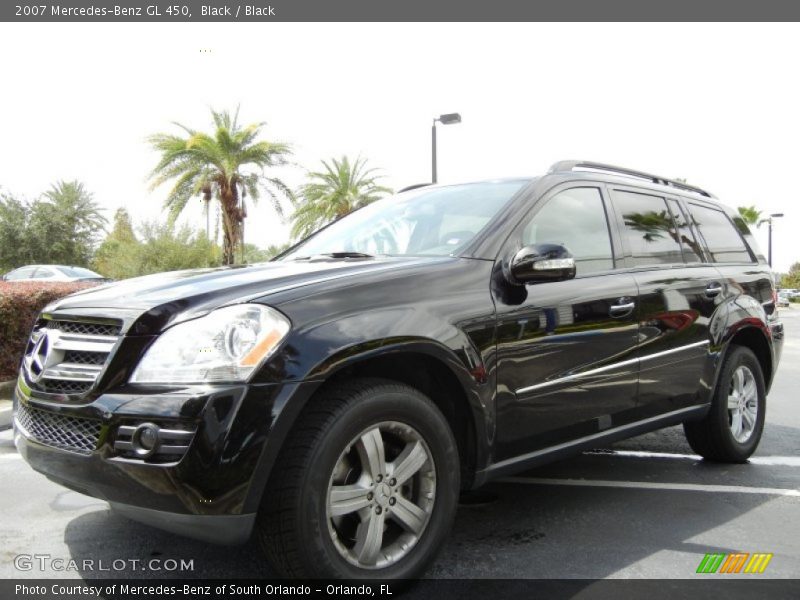 Black / Black 2007 Mercedes-Benz GL 450