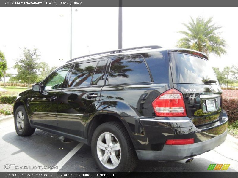 Black / Black 2007 Mercedes-Benz GL 450