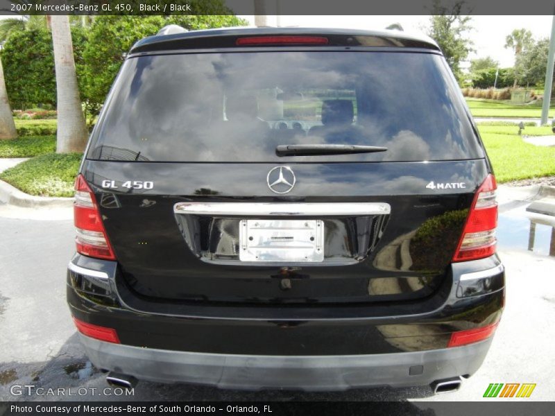 Black / Black 2007 Mercedes-Benz GL 450