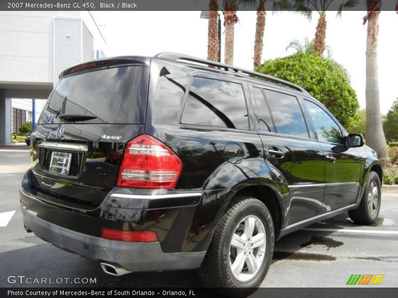 Black / Black 2007 Mercedes-Benz GL 450