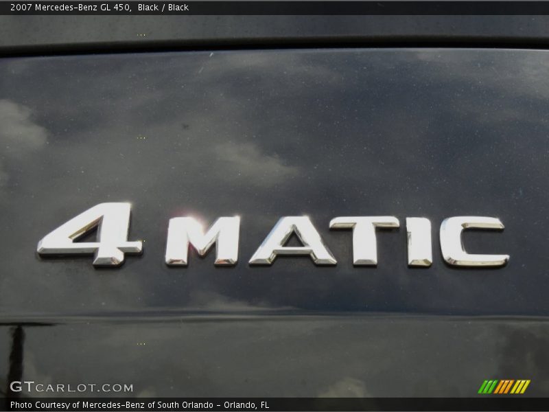 Black / Black 2007 Mercedes-Benz GL 450