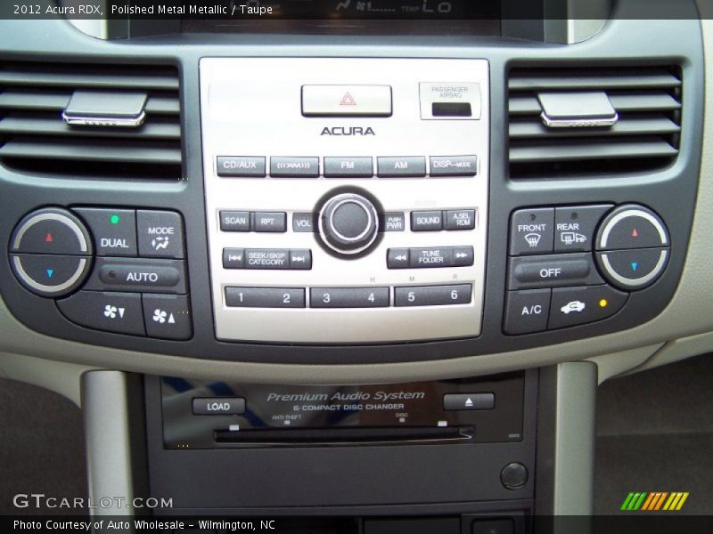 Controls of 2012 RDX 