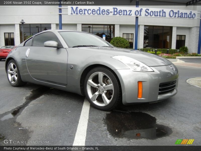 Silverstone Metallic / Carbon Black 2006 Nissan 350Z Coupe