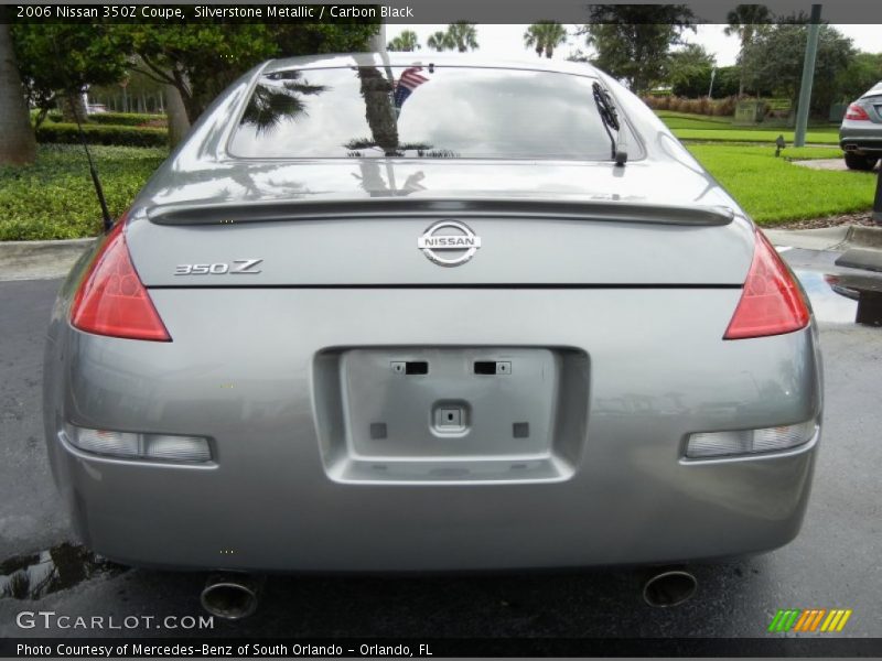 Silverstone Metallic / Carbon Black 2006 Nissan 350Z Coupe