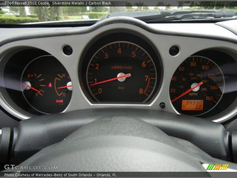 Silverstone Metallic / Carbon Black 2006 Nissan 350Z Coupe