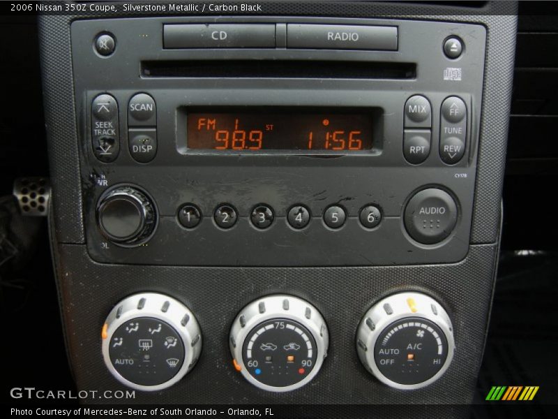 Silverstone Metallic / Carbon Black 2006 Nissan 350Z Coupe