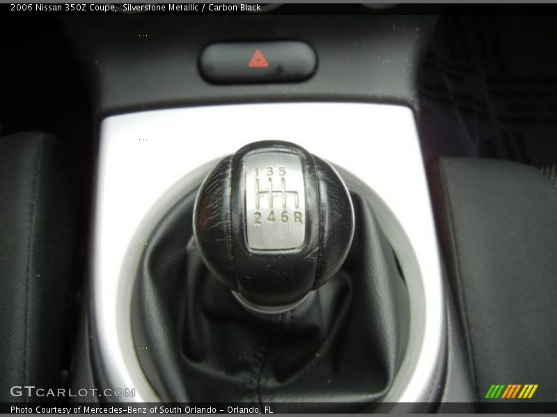 Silverstone Metallic / Carbon Black 2006 Nissan 350Z Coupe