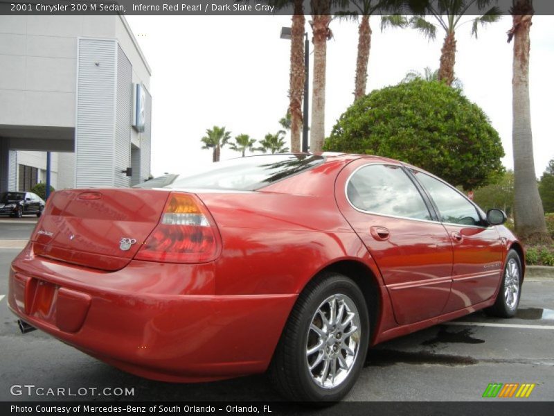 Inferno Red Pearl / Dark Slate Gray 2001 Chrysler 300 M Sedan