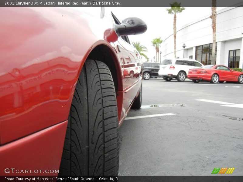Inferno Red Pearl / Dark Slate Gray 2001 Chrysler 300 M Sedan