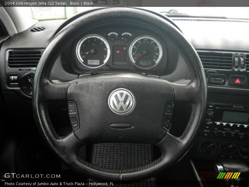 Black / Black 2004 Volkswagen Jetta GLS Sedan