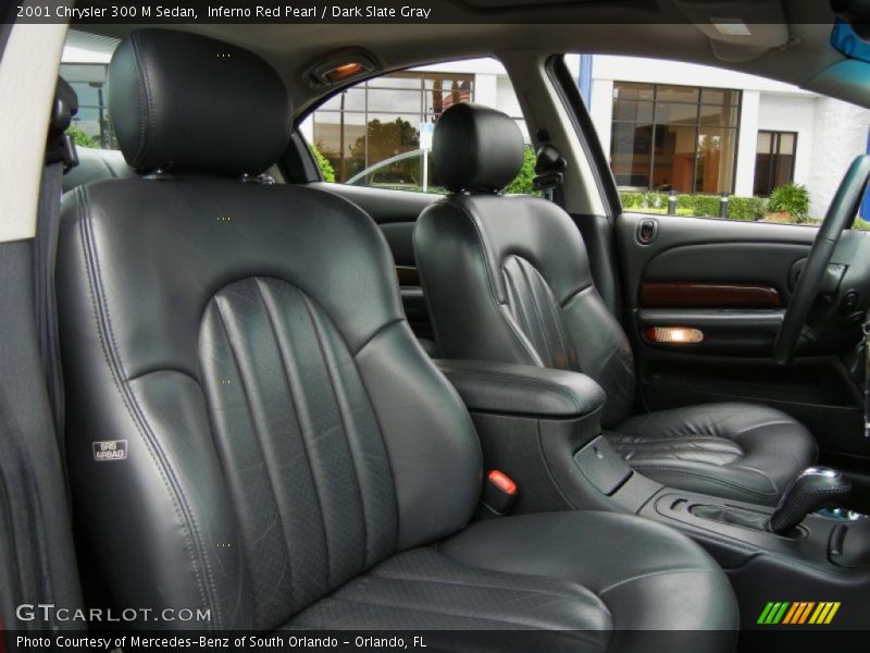 Inferno Red Pearl / Dark Slate Gray 2001 Chrysler 300 M Sedan