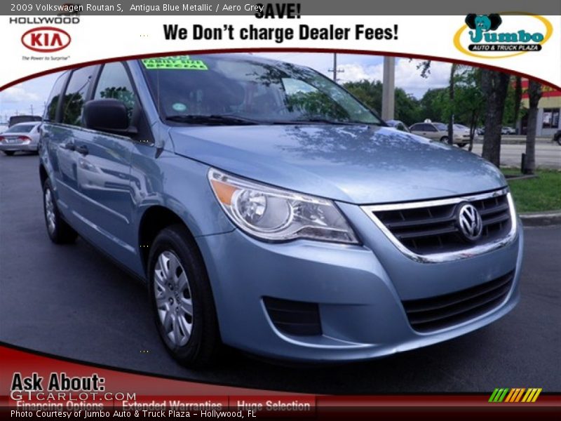 Antigua Blue Metallic / Aero Grey 2009 Volkswagen Routan S