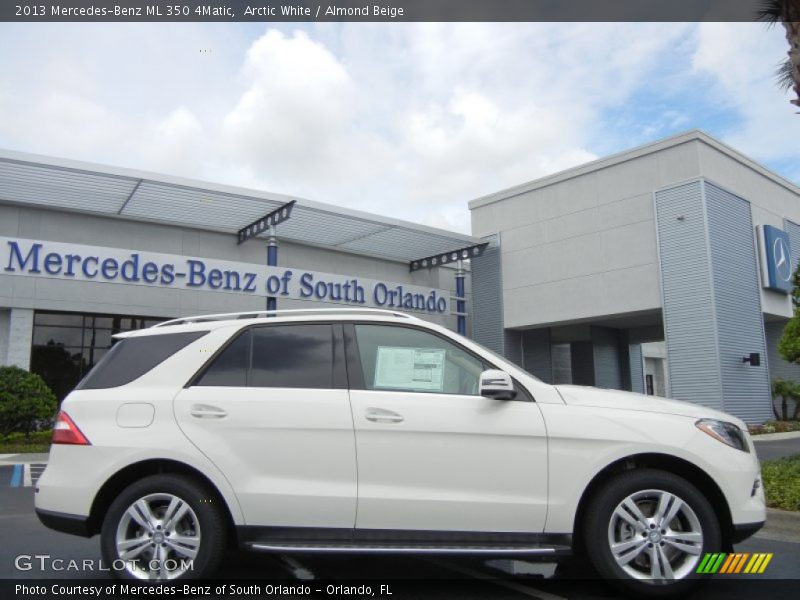 Arctic White / Almond Beige 2013 Mercedes-Benz ML 350 4Matic