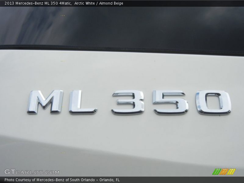 Arctic White / Almond Beige 2013 Mercedes-Benz ML 350 4Matic