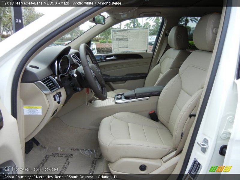 Arctic White / Almond Beige 2013 Mercedes-Benz ML 350 4Matic