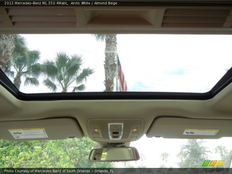 Arctic White / Almond Beige 2013 Mercedes-Benz ML 350 4Matic
