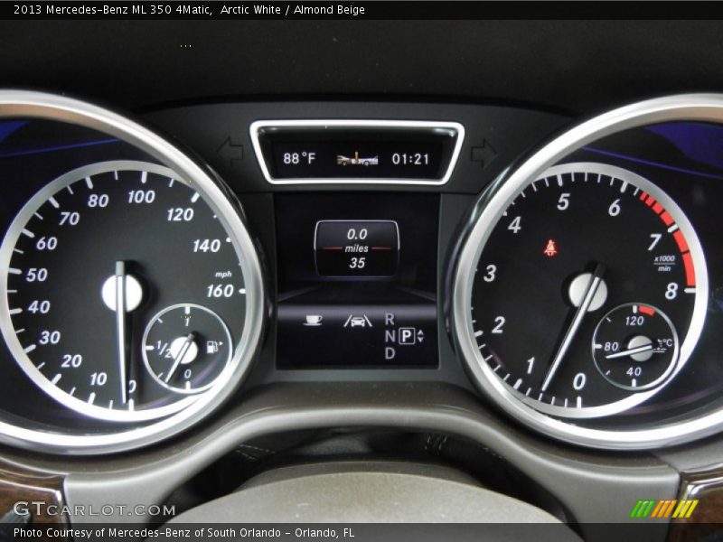 Arctic White / Almond Beige 2013 Mercedes-Benz ML 350 4Matic