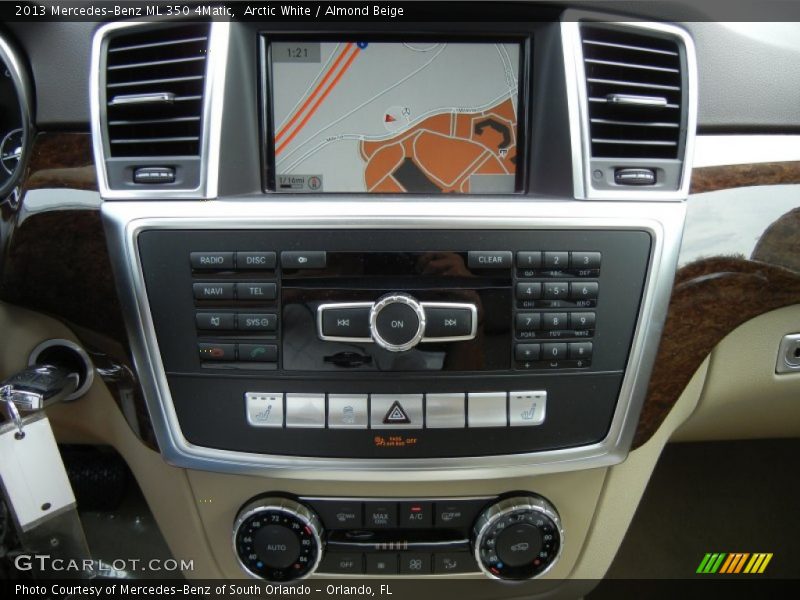 Arctic White / Almond Beige 2013 Mercedes-Benz ML 350 4Matic