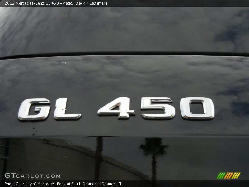 Black / Cashmere 2012 Mercedes-Benz GL 450 4Matic