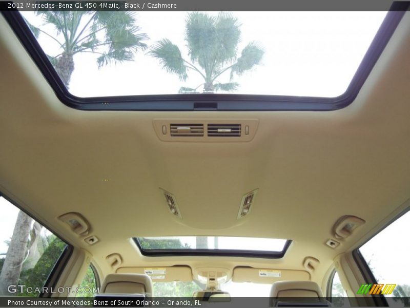 Black / Cashmere 2012 Mercedes-Benz GL 450 4Matic