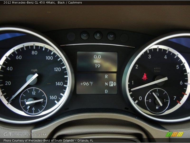 Black / Cashmere 2012 Mercedes-Benz GL 450 4Matic