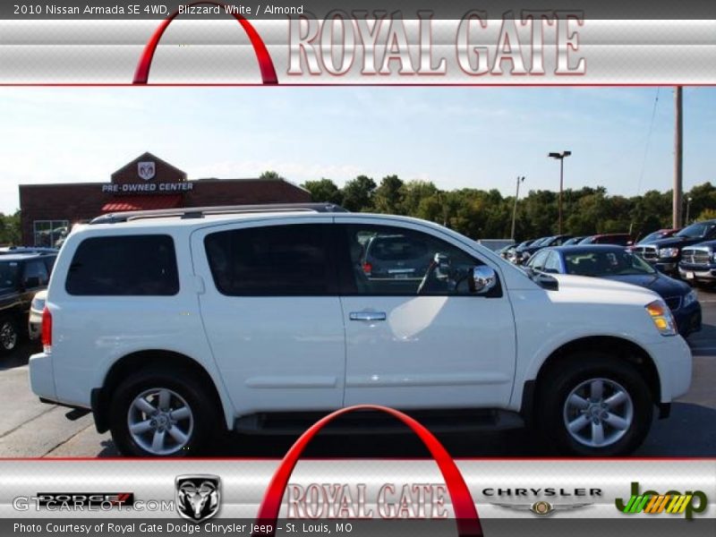 Blizzard White / Almond 2010 Nissan Armada SE 4WD