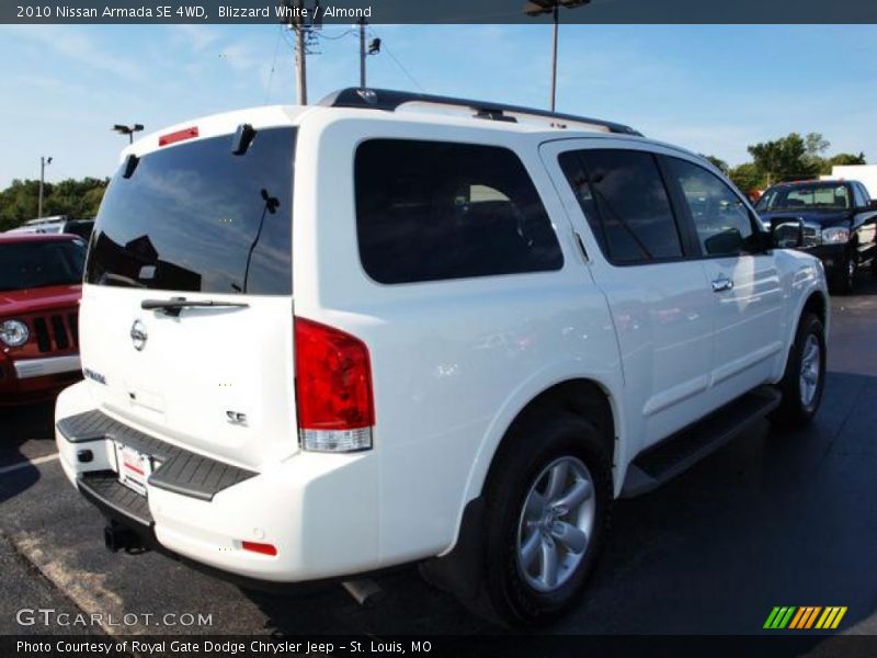 Blizzard White / Almond 2010 Nissan Armada SE 4WD