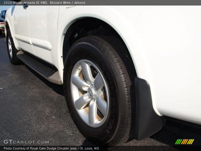 Blizzard White / Almond 2010 Nissan Armada SE 4WD