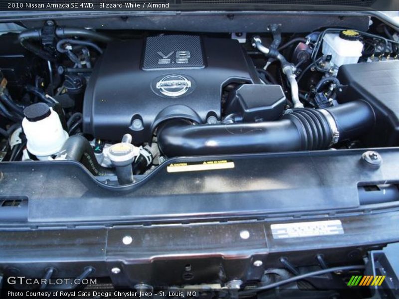 Blizzard White / Almond 2010 Nissan Armada SE 4WD