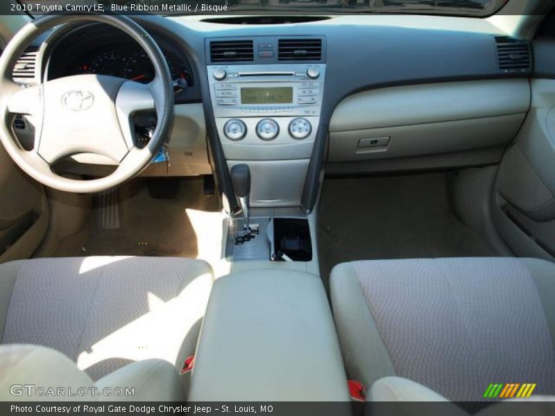 Blue Ribbon Metallic / Bisque 2010 Toyota Camry LE