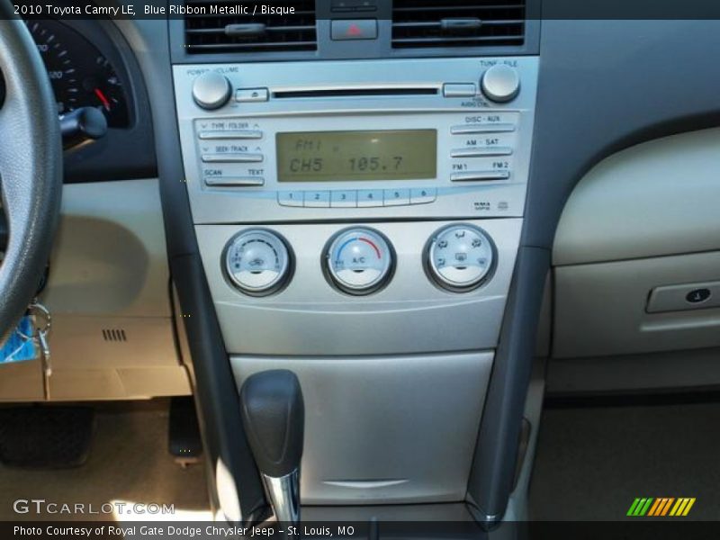 Blue Ribbon Metallic / Bisque 2010 Toyota Camry LE