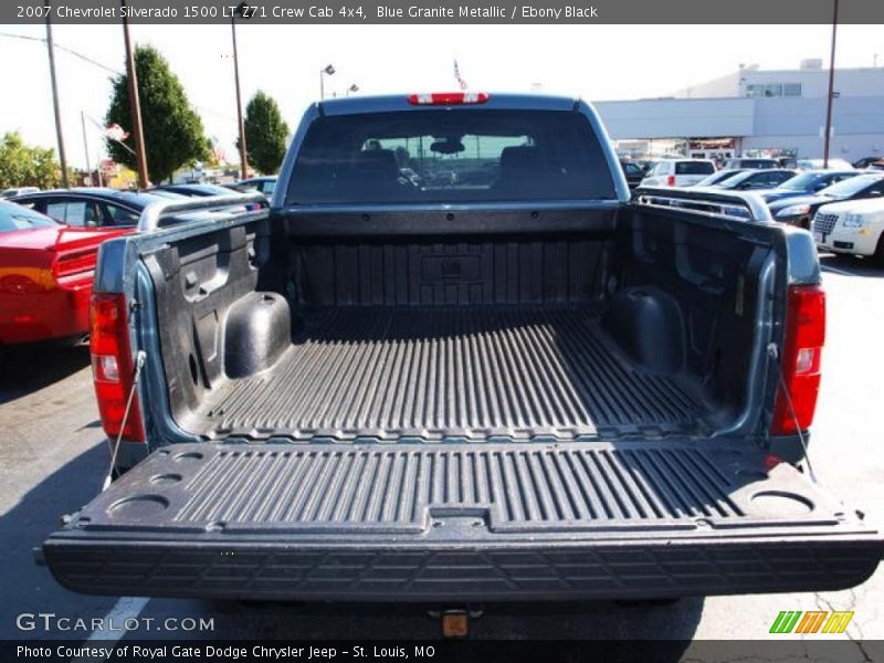 Blue Granite Metallic / Ebony Black 2007 Chevrolet Silverado 1500 LT Z71 Crew Cab 4x4