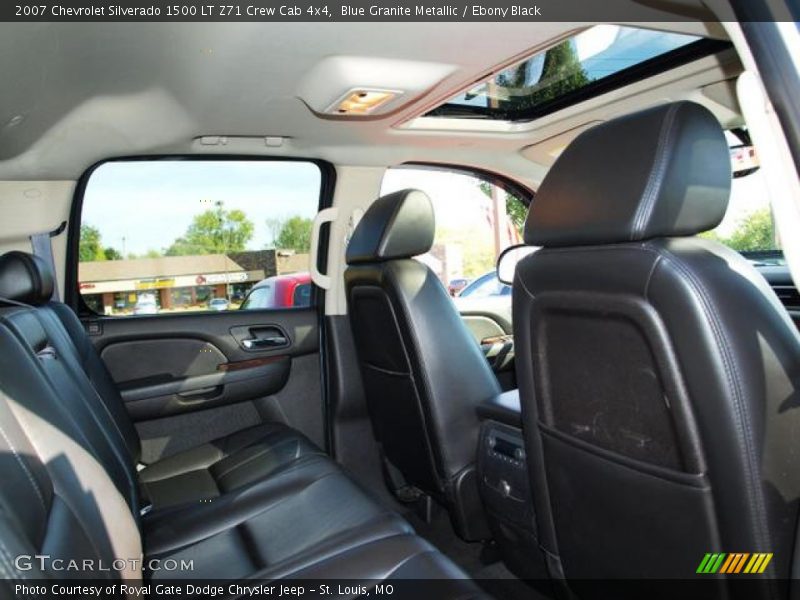 Blue Granite Metallic / Ebony Black 2007 Chevrolet Silverado 1500 LT Z71 Crew Cab 4x4
