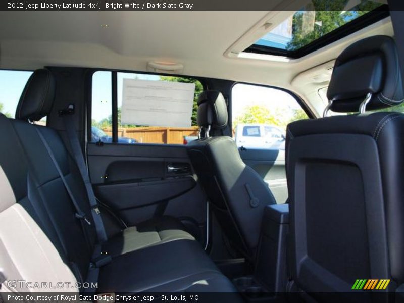 Bright White / Dark Slate Gray 2012 Jeep Liberty Latitude 4x4