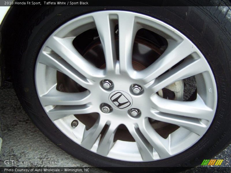 Taffeta White / Sport Black 2010 Honda Fit Sport