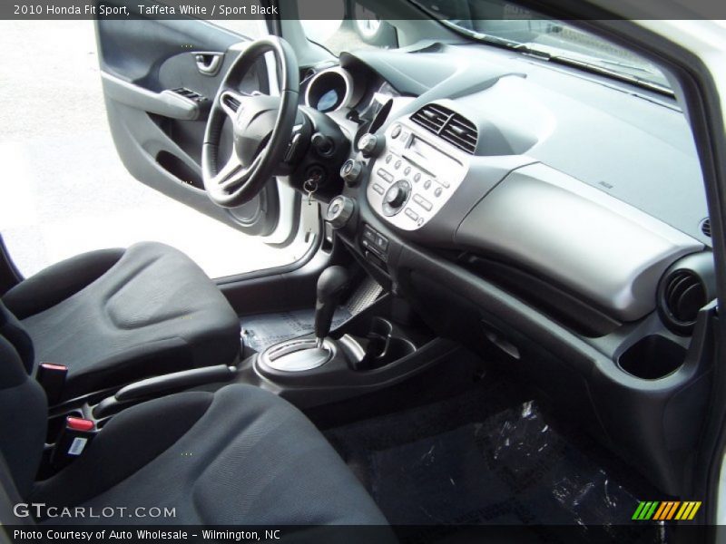 Taffeta White / Sport Black 2010 Honda Fit Sport