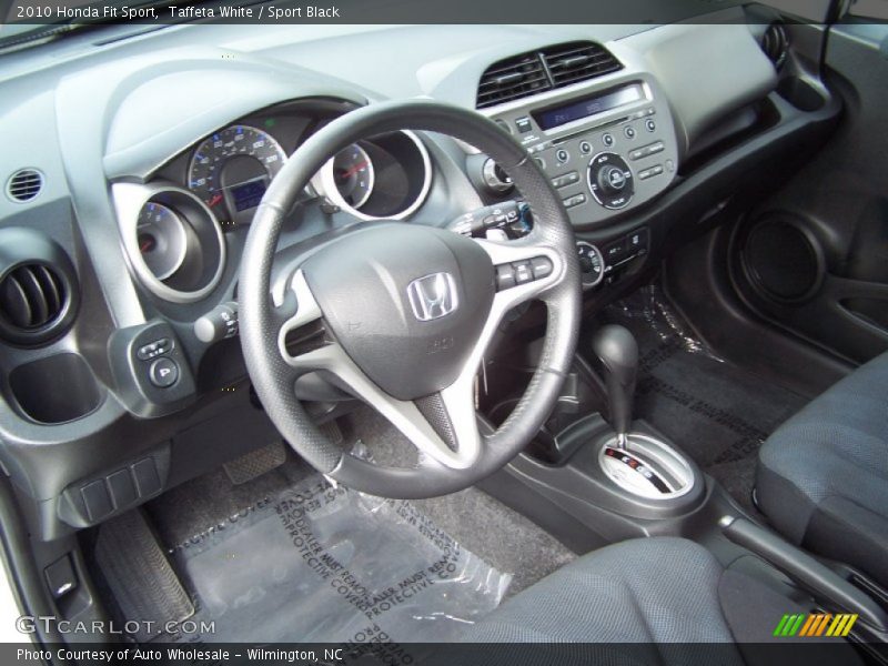 Taffeta White / Sport Black 2010 Honda Fit Sport