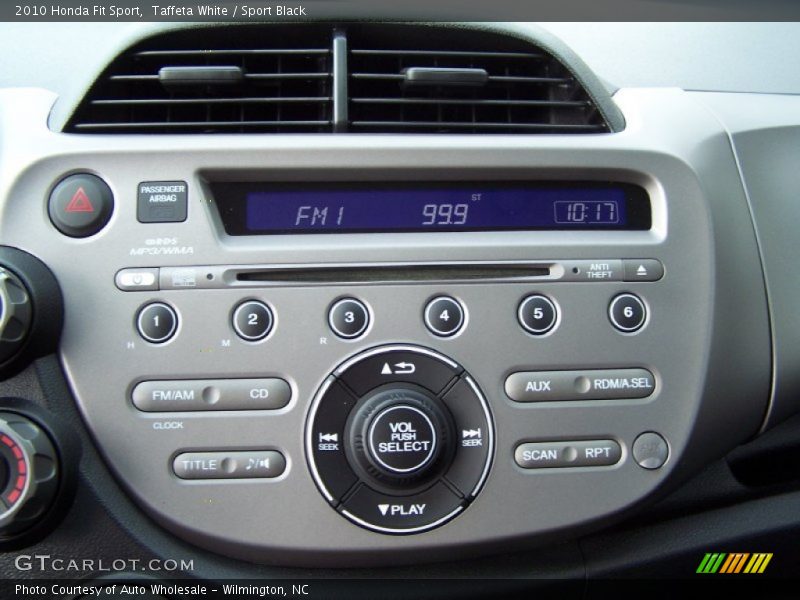 Taffeta White / Sport Black 2010 Honda Fit Sport