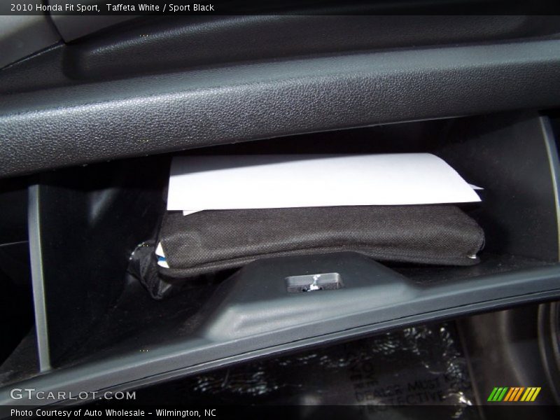 Taffeta White / Sport Black 2010 Honda Fit Sport