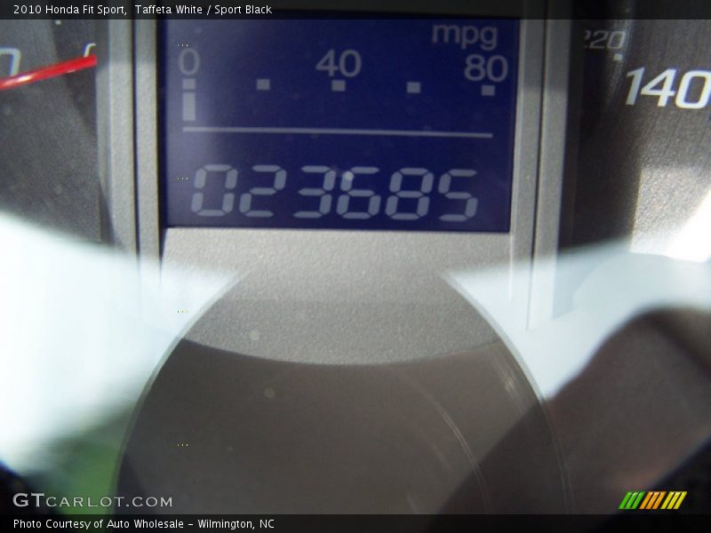 Taffeta White / Sport Black 2010 Honda Fit Sport