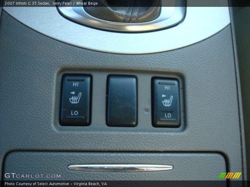 Ivory Pearl / Wheat Beige 2007 Infiniti G 35 Sedan