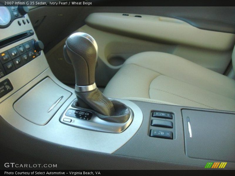 Ivory Pearl / Wheat Beige 2007 Infiniti G 35 Sedan